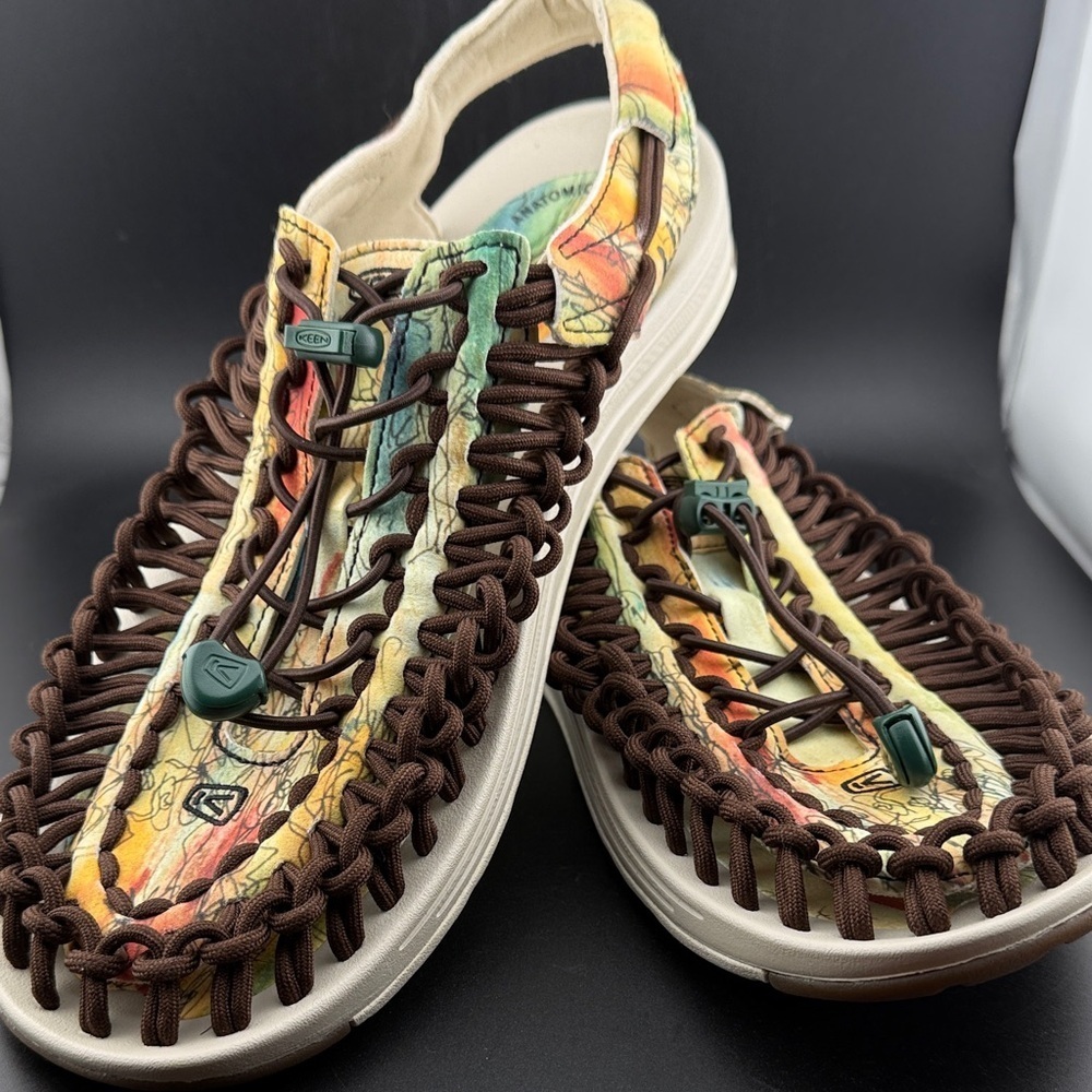 Keen Uneek Size 10 Jerry Garcia Paracord Outdoor Sport Trail Sandals